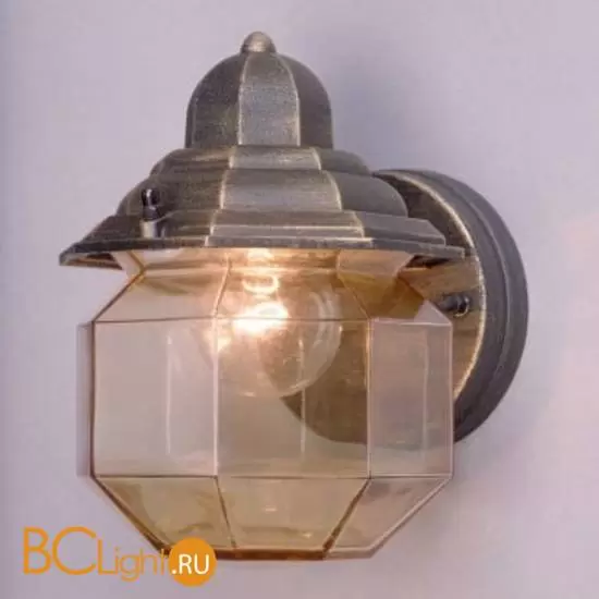 Настенный уличный светильник Orion Leuchten AL 11K/2561/A1 Patina (Glas gold)